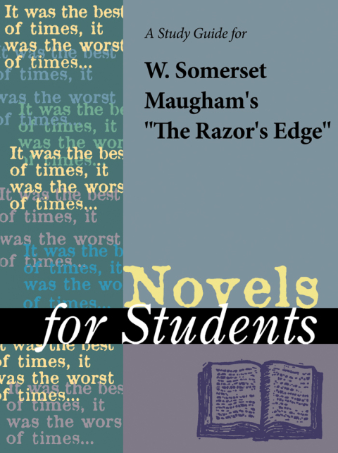 Cover image for book A Study Guide for W. Somerset Maugham's "The Razor's Edge"