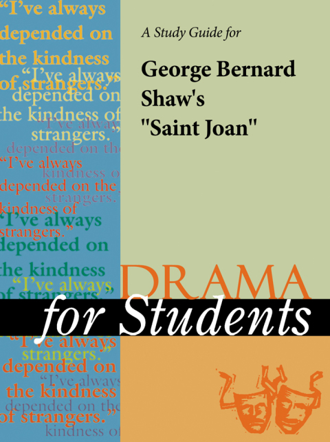 Cover image for book A Study Guide for George Bernard Shaw's "Saint Joan"