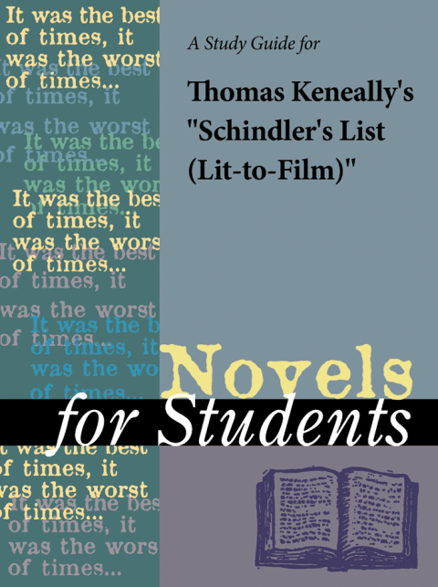 Cover image for book A Study Guide for Thomas Keneally's "Schindler's List (Lit-to-Film)"