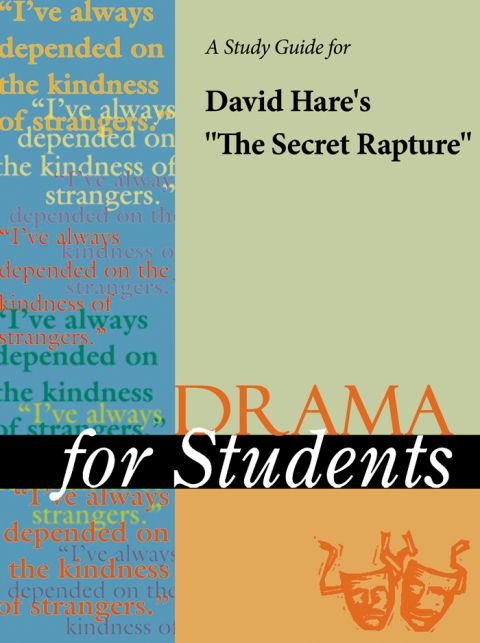 Cover image for book A Study Guide for David Hare's "The Secret Rapture"