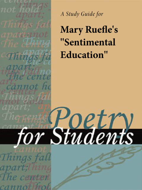 Cover image for book A Study Guide for Mary Ruefle's "Sentimental Education"