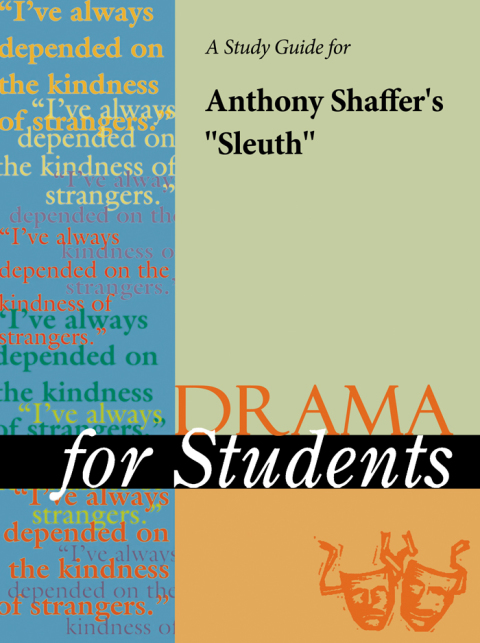 Cover image for book A Study Guide for Anthony Shaffer's "Sleuth"