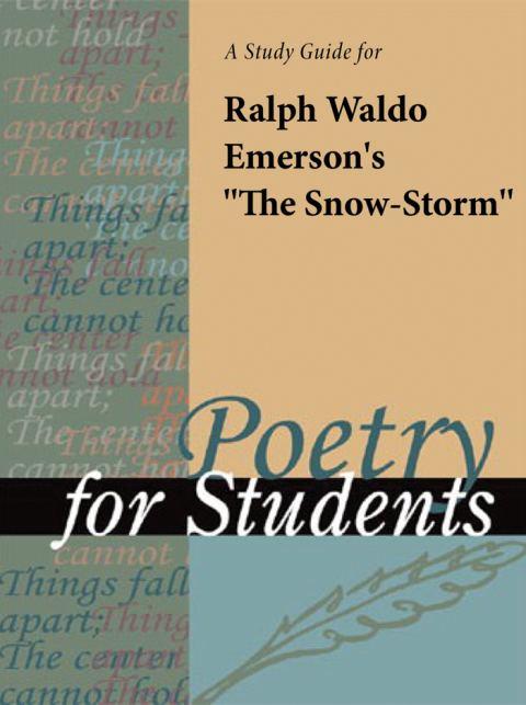 Cover image for book A Study Guide for Ralph Waldo Emerson's "The Snowstorm"