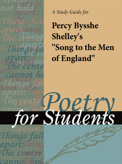 Cover image for book A Study Guide for Percy Bysshe Shelley's "A Song "Men of England""