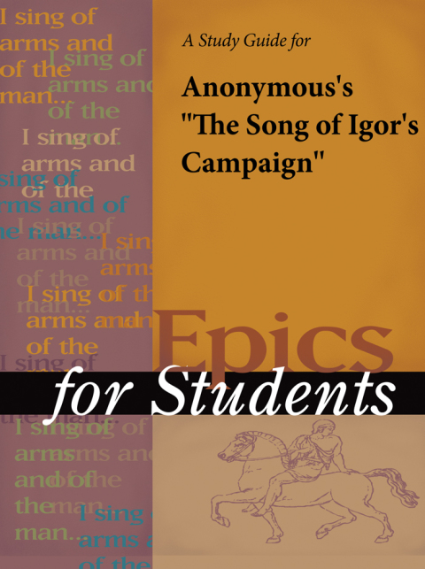 Cover image for book A Study Guide for Anonymous's "The Song of Igor's Campaign"