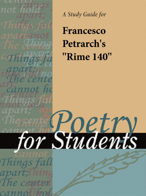 Cover image for book A Study Guide for Petrarch's "Sonnet (Rime) 140"