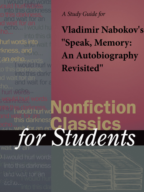 Cover image for book A Study Guide for Vladmir Nabokov's "Speak, Memory: An Autobiography Revisited"