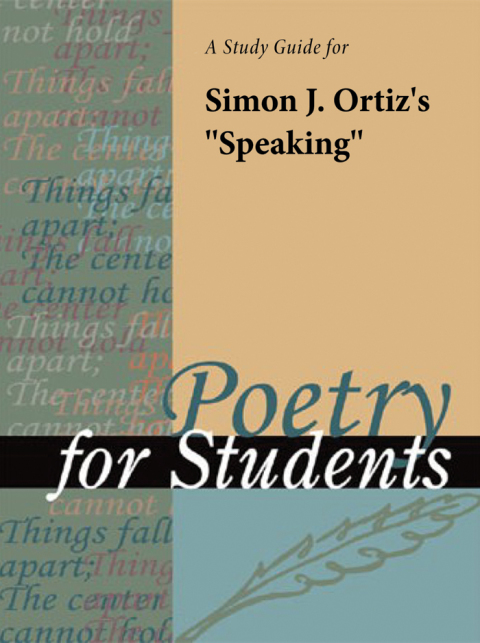 Cover image for book A Study Guide for Simon Ortiz's "Speaking"