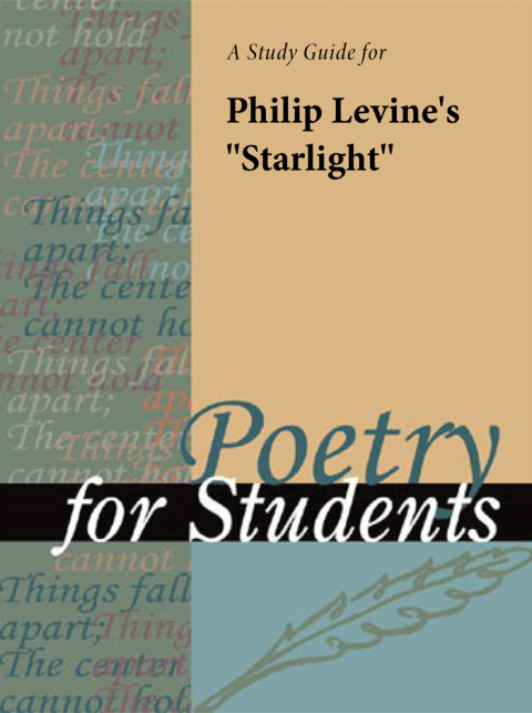 Cover image for book A Study Guide for Philip Levine's "Starlight"