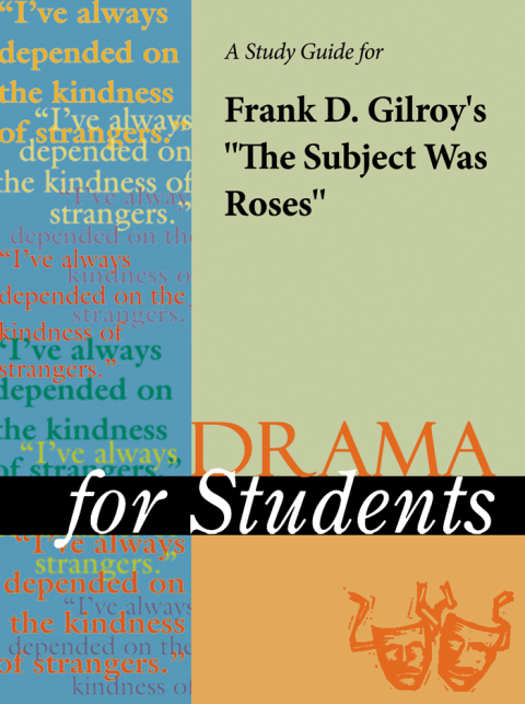 Cover image for book A Study Guide for Frank D. Gilroy's "The Subject Was Roses"