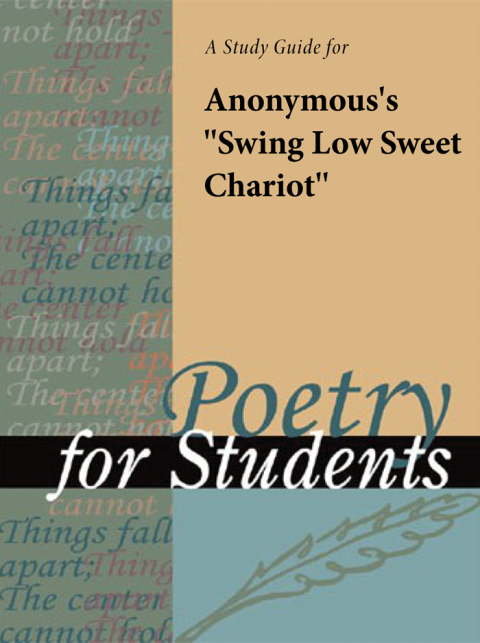 Cover image for book A Study Guide for Anonymous's "Swing Low Sweet Chariot"