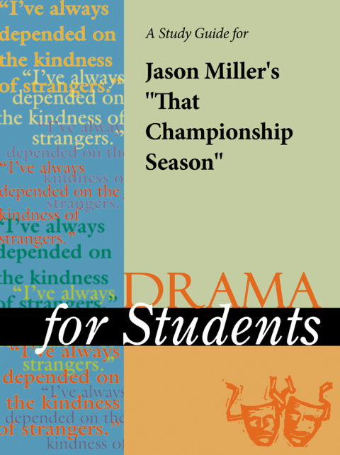 Cover image for book A Study Guide for Jason Miller's "That Championship Season"