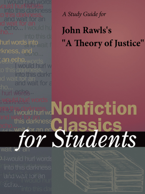Cover image for book A Study Guide for John Rawls's "A Theory of Justice"