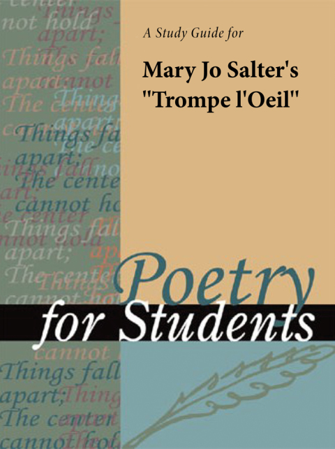 Cover image for book A Study Guide for Mary Jo Salter's "Trompe l'Oeil"