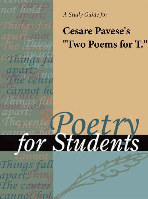 Cover image for book A Study Guide for Cesare Pavese's "Two Poems for T."