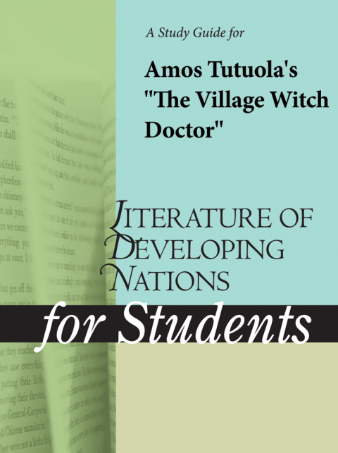 Cover image for book A Study Guide for Amos Tutuola's "The Village Witch Doctor"