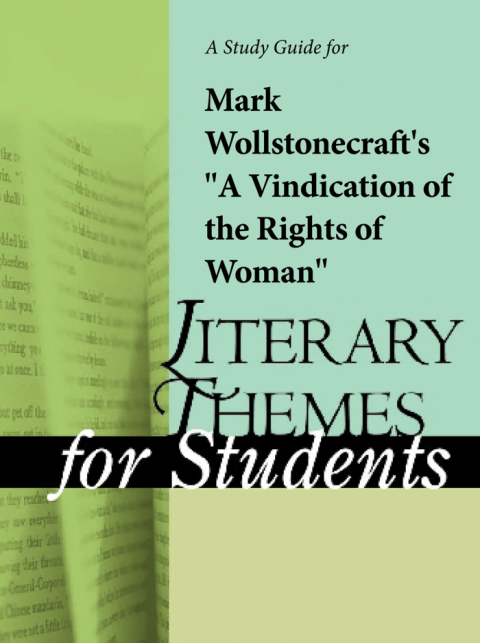 Cover image for book A Study Guide for Mary Wollstonecraft's "A Vindication of the Rights of Woman"