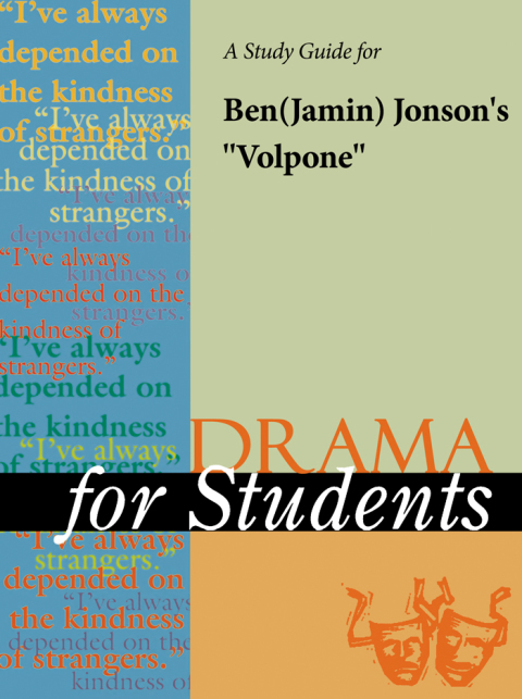 Cover image for book A Study Guide for Ben Jonson's "Volpone"