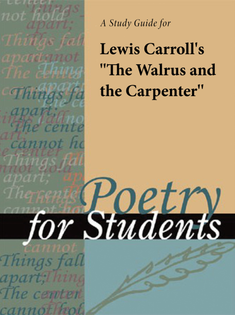 Cover image for book A Study Guide for Lewis Carroll's "The Walrus and the Carpenter"