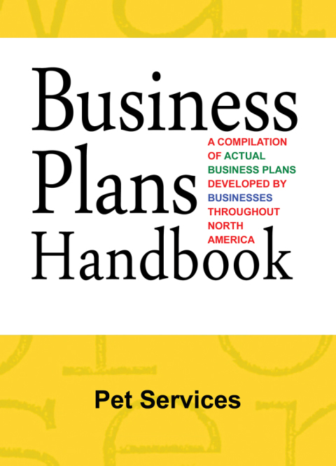 Cover image for book Business Plans Handbook: Pet Services