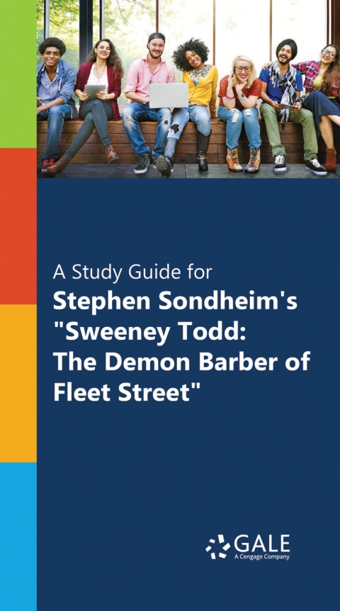 Cover image for book A Study Guide for Stephen Sondheim's "Sweeney Todd: The Demon Barber of Fleet Street" (film entry)