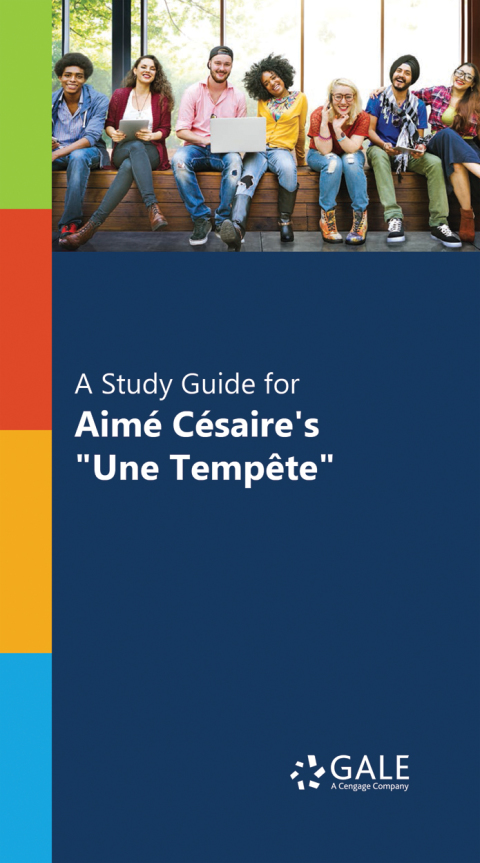 Cover image for book A Study Guide for Aimé Césaire's "Une Tempête"