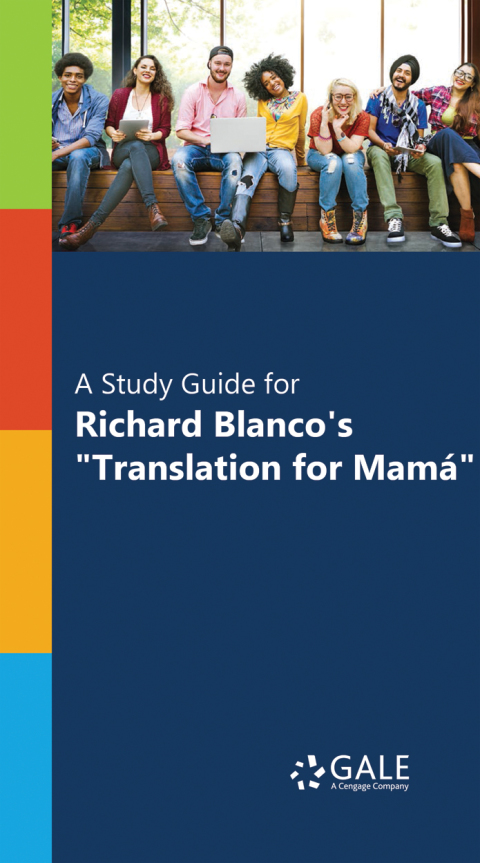 Cover image for book A Study Guide for Richard Blanco's "Translation for Mamá"
