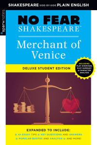 Cover image: Merchant of Venice: No Fear Shakespeare Deluxe Student Edition 9781411479685
