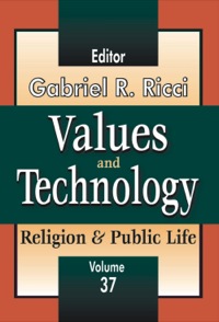 Titelbild: Values and Technology 1st edition 9781412811187