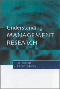 Cover image: Understanding Management Research 1st edition 9780761969174