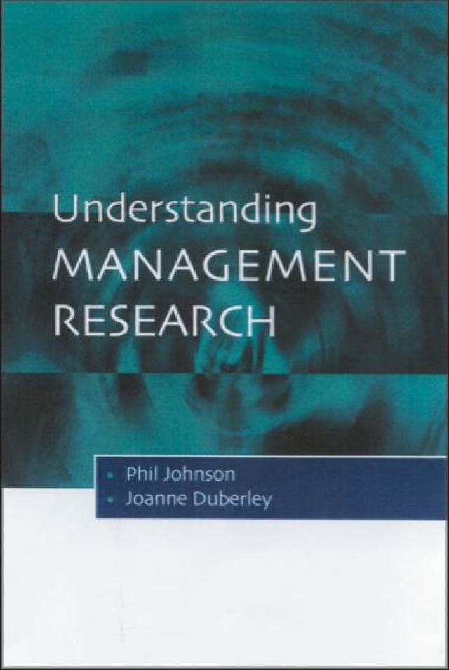Understanding Management Research an Intro to Epistemology