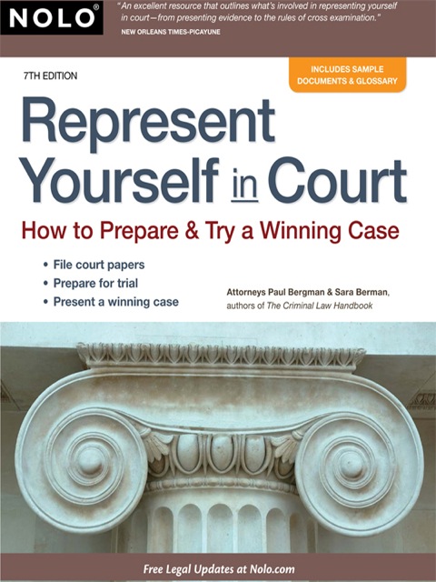 Cover image for book Represent Yourself in Court: How to Prepare & Try a Winning Case