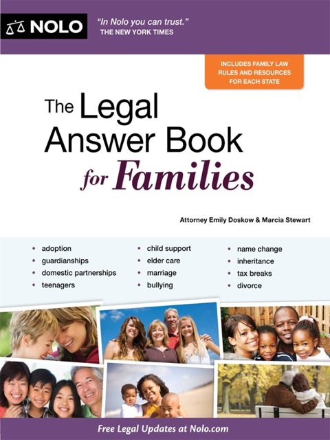 Cover image for book Legal Answer Book for Families, The