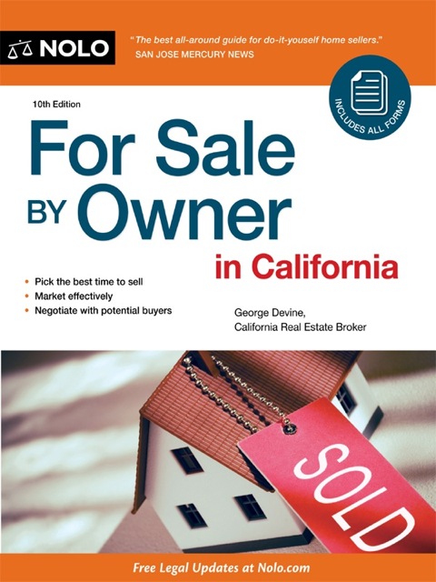 Cover image for book For Sale By Owner in California