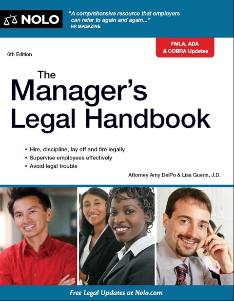 Cover image for book Manager's Legal Handbook, The