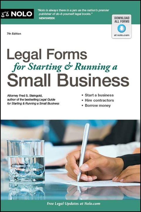 Cover image for book Legal Forms for Starting & Running a Small Business