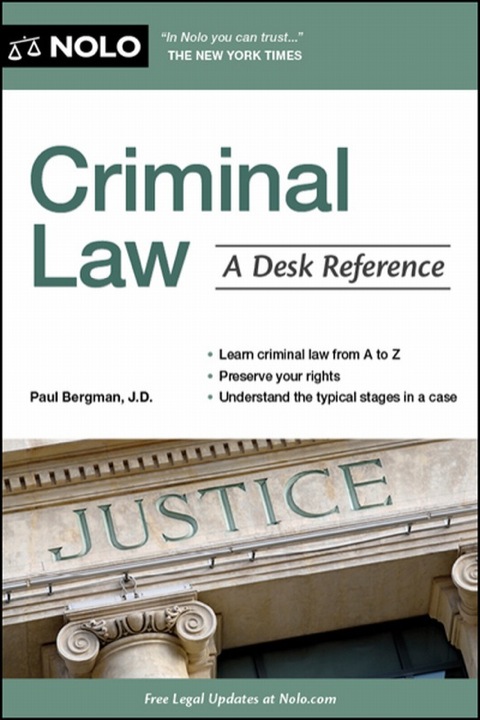 Cover image for book Criminal Law: A Desk Reference