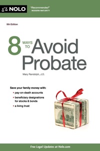 Cover image: 8 Ways to Avoid Probate 9th edition 9781413317107