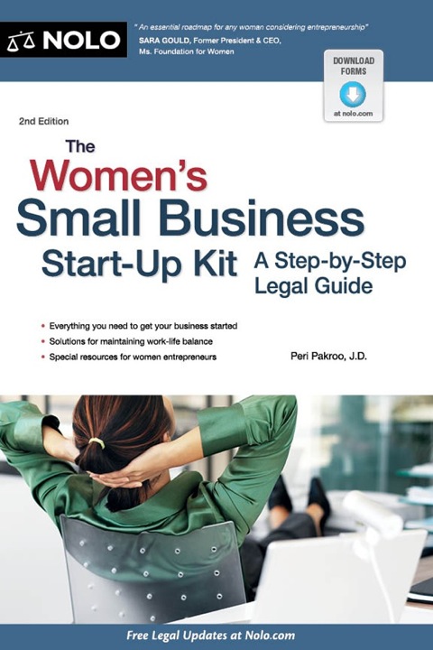 Cover image for book Women's Small Business Start-Up Kit, The: A Step-by-Step Legal Guide