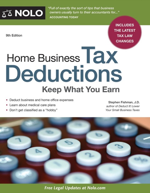 Cover image for book Home Business Tax Deductions: Keep What You Earn