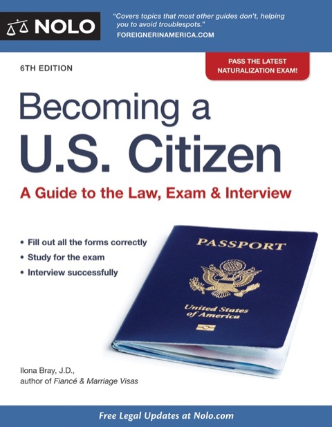 Cover image for book Becoming a U.S. Citizen: A Guide to the Law, Exam