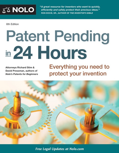 Cover image for book Patent Pending in 24 Hours