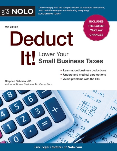 Cover image for book Deduct It!: Lower Your Small Business Taxes