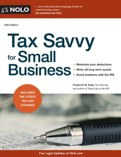 Cover image for book Tax Savvy for Small Business