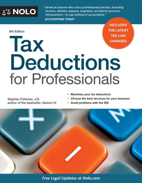 Cover image for book Tax Deductions for Professionals