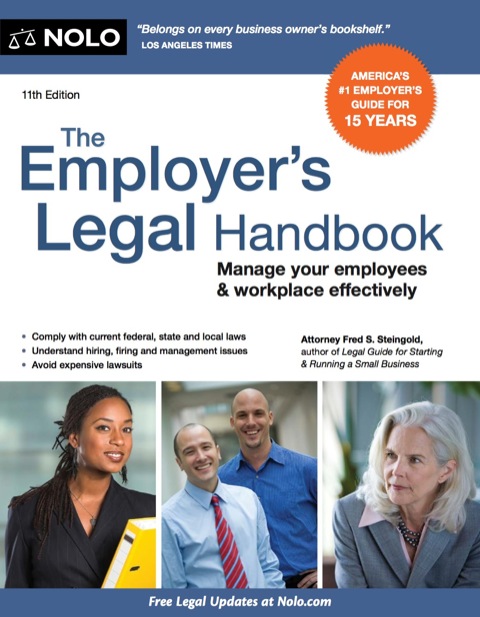 Cover image for book Employer's Legal Handbook, The: Manage Your Employees