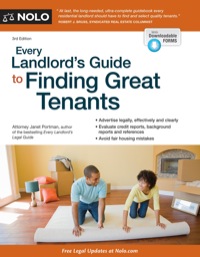 Titelbild: Every Landlord's Guide to Finding Great Tenants 3rd edition 9781413318920