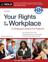 Omslagafbeelding: Your Rights in the Workplace 10th edition 9781413319088