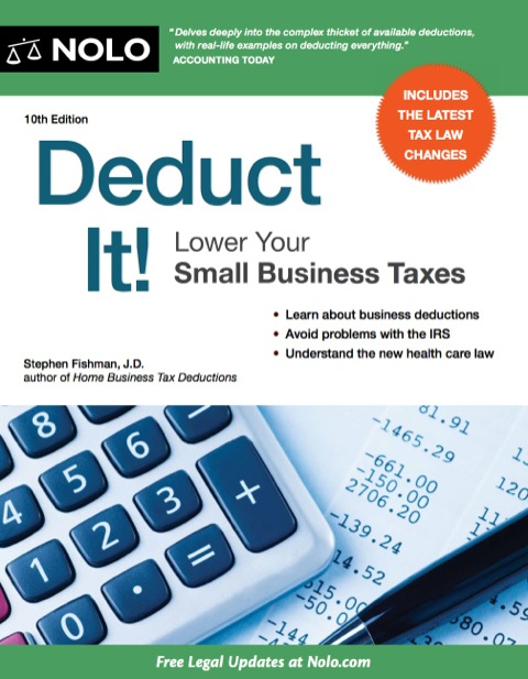 Cover image for book Deduct It!: Lower Your Small Business Taxes