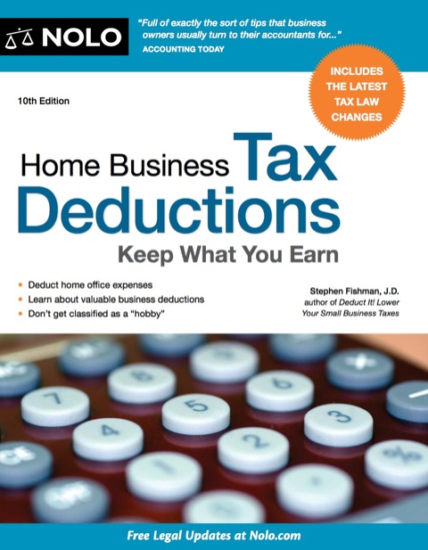 Cover image for book Home Business Tax Deductions: Keep What You Earn